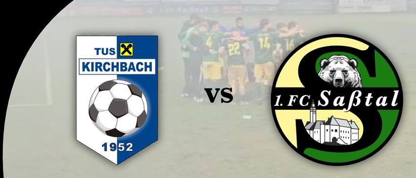 Ein Fußballspiel-Poster für Matchday mit Kirchbach und Sabtal mit Datum und Uhrzeit vom 11.10.2025 um 16 Uhr.