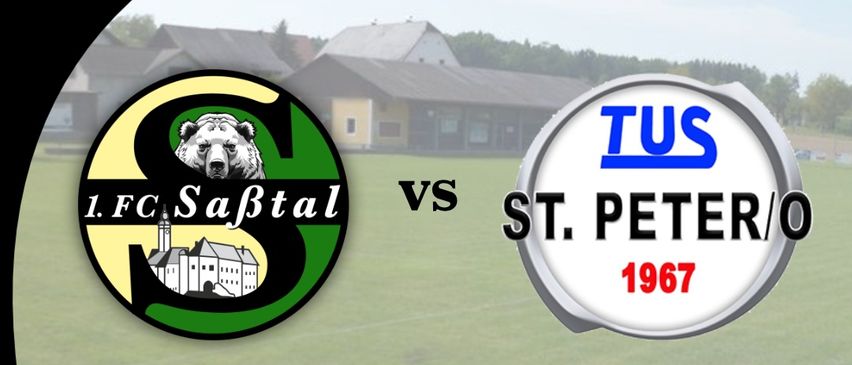 Poster for a soccer match between 1. FC Saftal and St. Peter/O, scheduled for March 7, 2026, at 15:00, at Sportplatz Weinburg. Presented by Herbert Wurzinger, specializing in heating, water, and baths since 1995.