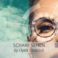 Scharf sehen by Optik Eselböck-Logo