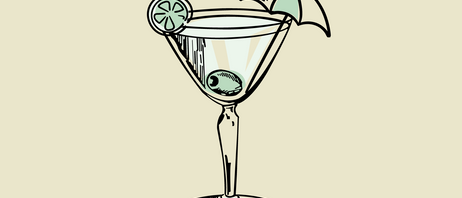 Bild enthält, Alcohol, Beverage, Cocktail, Martini, Advertisement, Bottle, Shaker