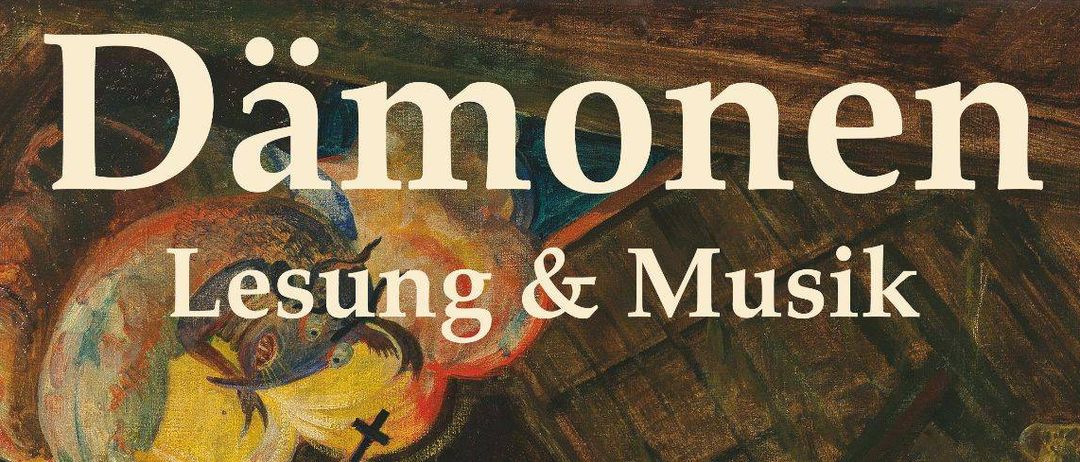 Ein Plakat für eine Lesung und Musikveranstaltung mit dem Titel 'Dämonen'. Die Veranstaltung ist für den 21. November 2025 um 18 Uhr in St. Radegund bei Graz geplant. Nicole Bauer und Gerhard Ammerer lesen aus ihrem Buch 'Dämonen'. Die Musikaufführung umfasst verschiedene Instrumente.