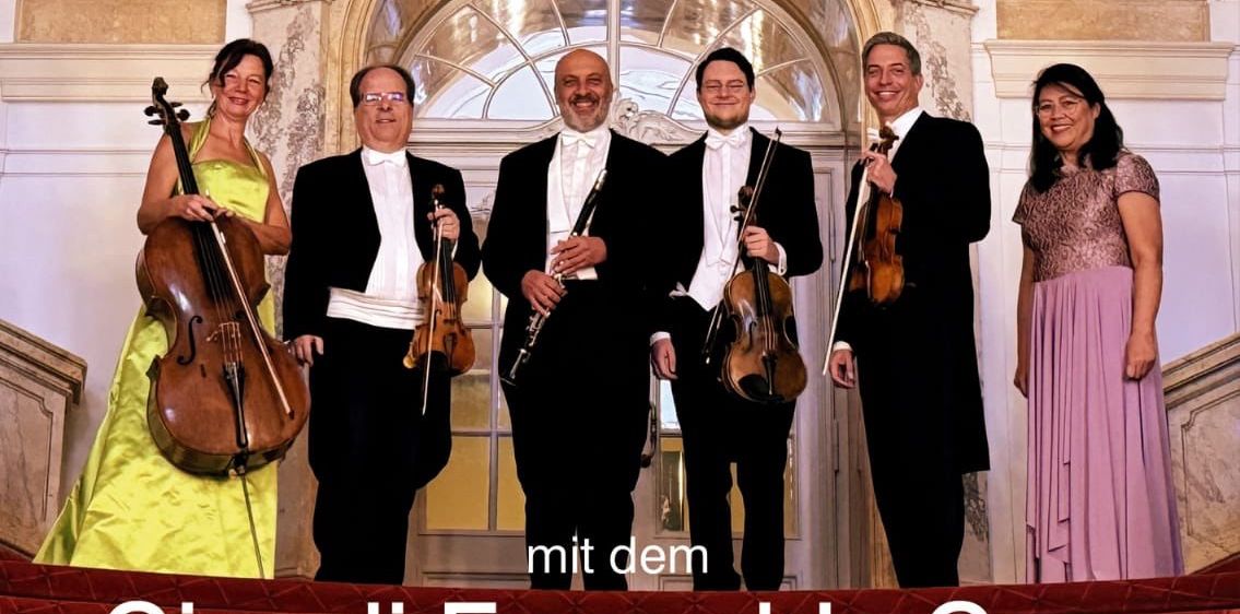 Plakat für ein Neujahrskonzert mit dem Girardi Ensemble Graz, geplant für Freitag, 16. Jänner 2026, im Kultursaal Strass. Beginn um 19:30 Uhr, Einlass um 19:00 Uhr.