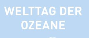 Heute ist Welttag der Ozeane. Zwei Fischsymbole sind auf einem blauen Hintergrund abgebildet. Darunter steht der Text 'UND WAS DAS MIT ENJO ZU TUN HAT'. Es heißt 'Erklären wir dir gerne!'