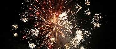 Fireworks, Nature, Night, Outdoors, Chandelier, Lamp