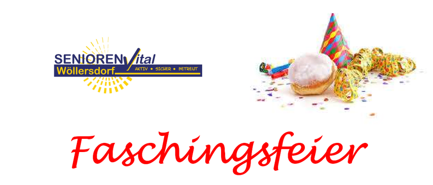 Plakat für eine Faschingsfeier am 17.02.2026. Die Feier wird auf den Faschingsdienstag verschoben!!! Nach dem lustigen Mittagessen geht es mit einem verrückten Nachmittag weiter. Verkleiden ab Mittag - Feiern bis in die Nacht!