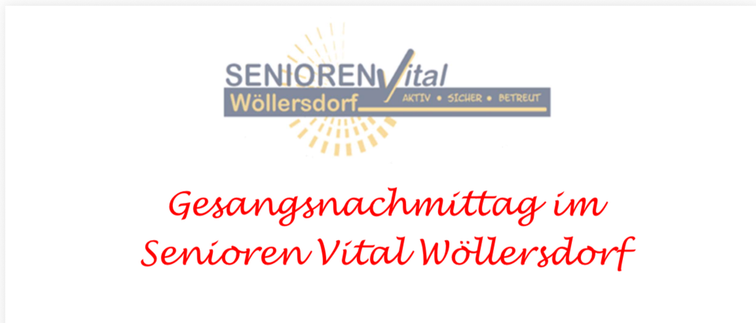 Am Donnerstag, den 30.04.2026 um 15 Uhr laden wir herzlich zu einem gemütlichen Gesangsnachmittag ein. Frau Gerlinde Freyenhof begleitet uns mit ihrer Gitarre und sorgt mit bekannten Liedern und Texten für eine stimmungsvolle Atmosphäre. Genießen wir einen geselligen Nachmittag bei Kaffee und Kuchen. Freie Spenden! Wir freuen uns auf Ihren Besuch.