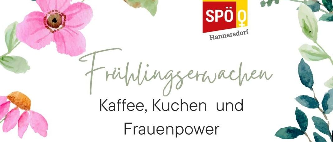 Frühlingserwachen-Veranstaltung am 8. März 2026 um 15:00 Uhr in Haslers Gastwirtschaft. Genießen Sie Kaffee, Kochen und Frauenpower. Jede Frau erhält eine Blume als Symbol für Stärke, Schönheit und Individualität.