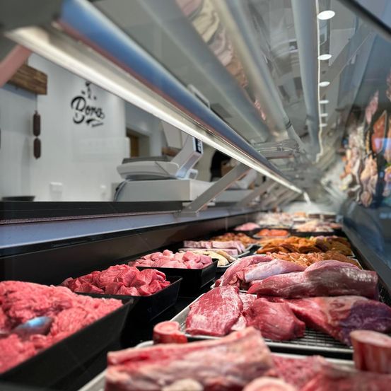 Bild enthält, Butcher Shop, Shop, Beef, Food, Meat, Pork