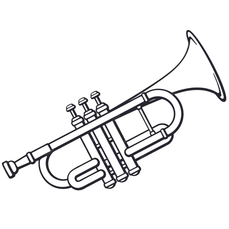 Bild enthält, Brass Section, Horn, Musical Instrument, Trumpet, Grass, Lawn, Lawn Mower, Plant, Tool