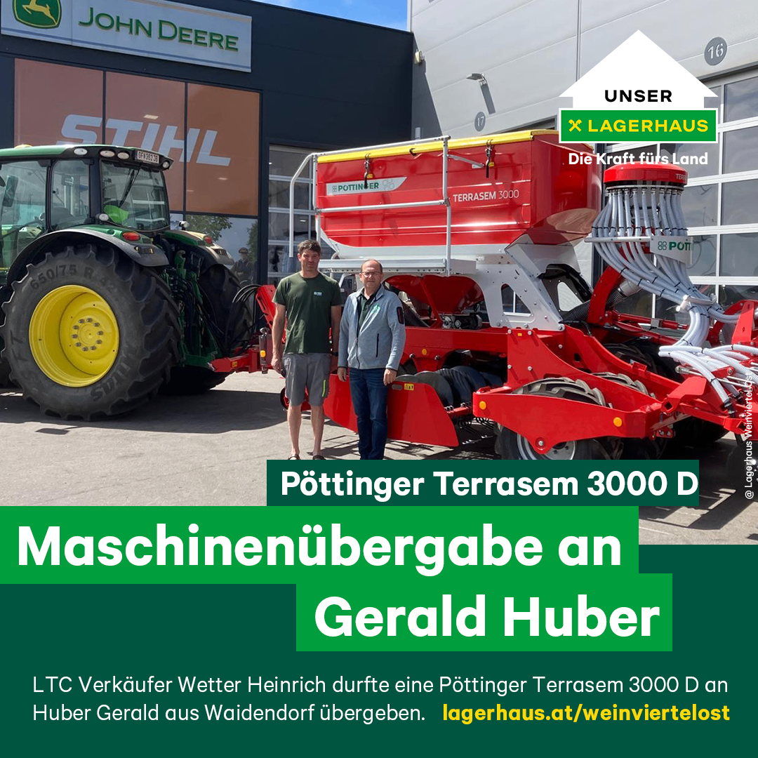 🚜 Maschinenübergabe im Lagerhaus Weinviertel Ost! 🚜