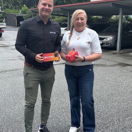 Gewinnspielübergabe CITIES-Frühlingsgewinnspiel 2026