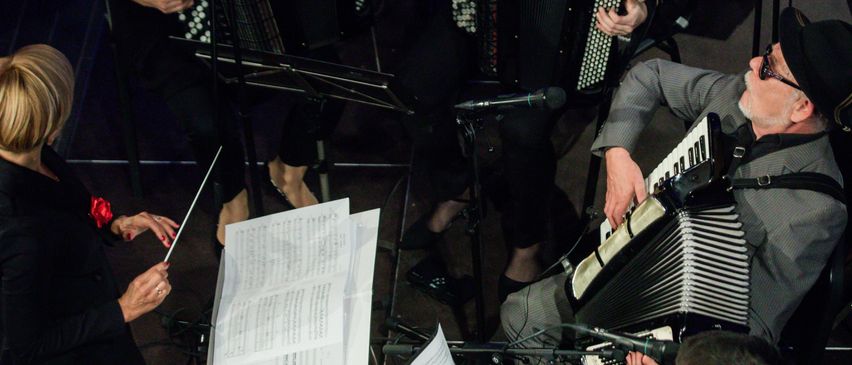 Bild enthält, Adult, Female, Person, Woman, Male, Man, Group Performance, Music Band, Musical Instrument, Concert