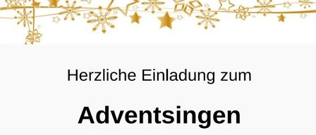 Herzliche Einladung zum Adventsingen am Sonntag, 7. Dezember 2025 um 17:00 Uhr in der Filialkirche Heugraben. Anschließend findet eine Agape vor der Kirche statt. Der Kirchenchor freut sich auf Ihren Besuch.
