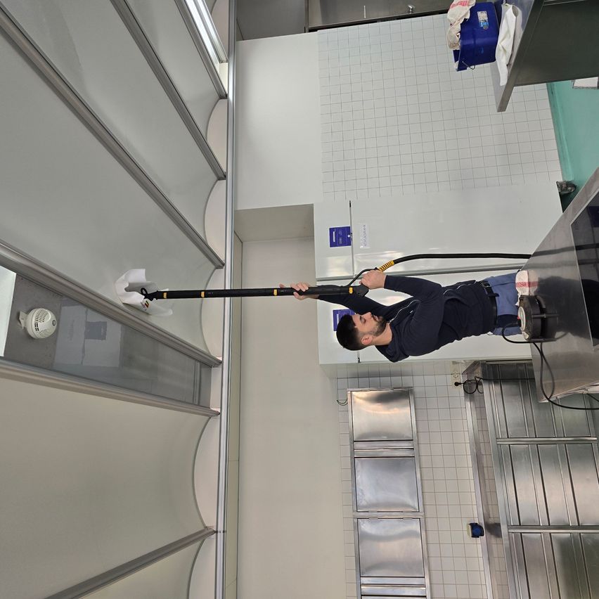 Bild enthält, Adult, Male, Man, Person, Cleaning, Head, Mace Club, Weapon, Guard, Working Out