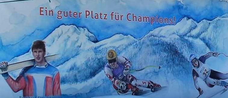 Bild enthält, Nature, Outdoors, Baby, Person, Glove, Ice, Spear, Snow, Helmet, Man