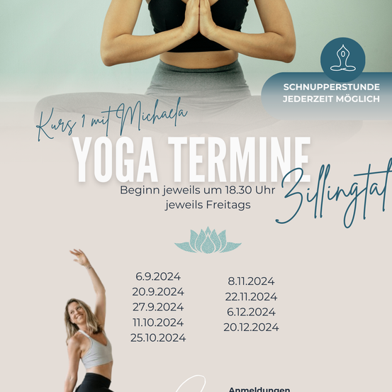 Bild enthält, Advertisement, Poster, Adult, Female, Person, Woman, Stretch, QR Code, Yoga, Face