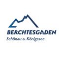 Das Logo für Berchtesgaden Schonau am Konigssee mit einem stilisierten Berg und Text.