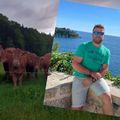 Shorts, T-Shirt, Grass, Person, Photography, Portrait, Vegetation, Grassland, Adult, Man