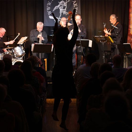 Bild enthält, Group Performance, Music Band, Person, Concert, Crowd, Adult, Female, Woman, Male, Man