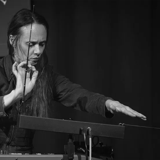 Adult, Male, Man, Person, Performer, Solo Performance, Head, Face, Baton, Musician