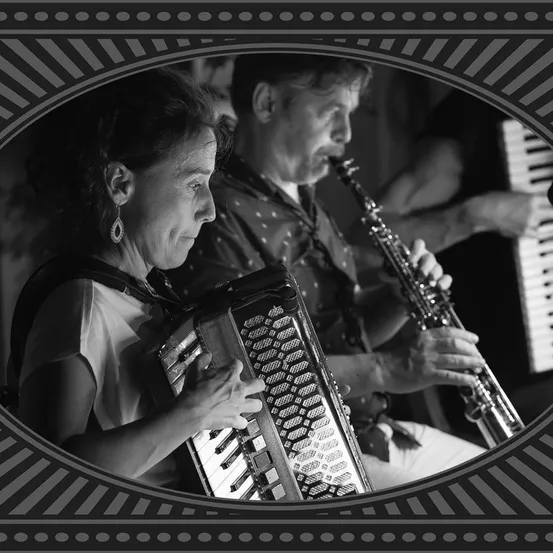 Adult, Male, Man, Person, Female, Woman, Musical Instrument, Oboe, Face, Head