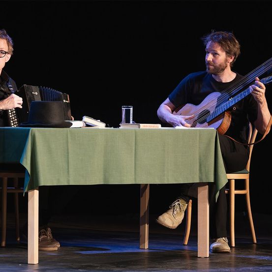 Bild enthält, Adult, Male, Man, Person, Guitar, Musical Instrument, Face, Head, Performer