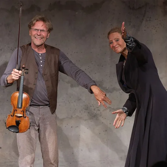 Adult, Female, Person, Woman, Cello, Musical Instrument, Male, Man, Violin, Fashion