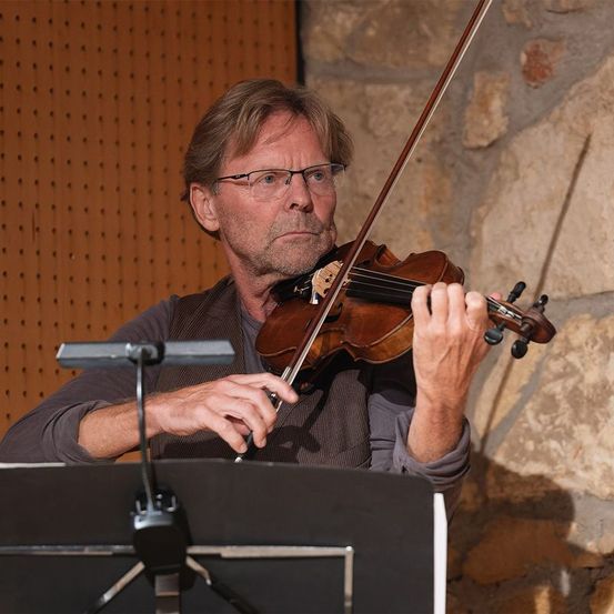 Bild enthält, Musical Instrument, Violin, Adult, Male, Man, Person, Face, Head