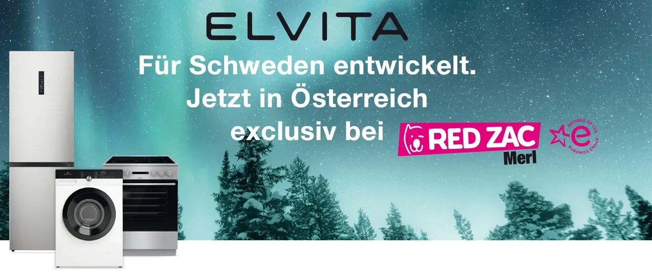 ELVITA entwickelt in Schweden. Jetzt exklusiv in Österreich bei RED.