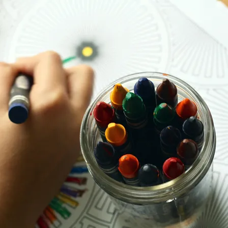 Person, Crayon