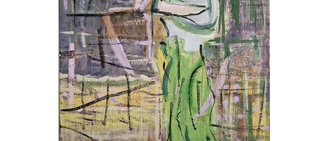 Bild enthält, Art, Painting, Adult, Female, Person, Woman, Modern Art, Face, Dress, Canvas