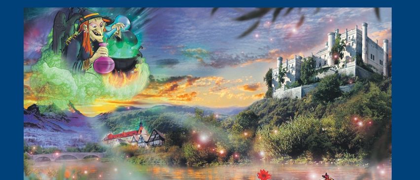 Wolfsberger Veranstaltungsplakat für mystische Nachtwanderung. Termine sind 13.-15. Juni 2025. Weitere Infos unter www.wolfsberg.at.