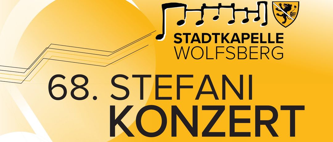 Plakat für das 68. Stefani-Konzert am 26. Dezember 2025 in KUSS Wolfsberg. Musikalische Leitung: Markus Schauer. Matinee um 10:00 Uhr, Abendkonzert um 19:00 Uhr. Tickets kosten €12 und €15. Kinder bis 12 Jahre haben freien Eintritt.