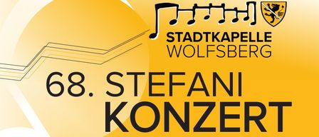 Plakat für das 68. Stefani-Konzert am 26. Dezember 2025 in KUSS Wolfsberg. Musikalische Leitung: Markus Schauer. Matinee um 10:00 Uhr, Abendkonzert um 19:00 Uhr. Tickets kosten €12 und €15. Kinder bis 12 Jahre haben freien Eintritt.