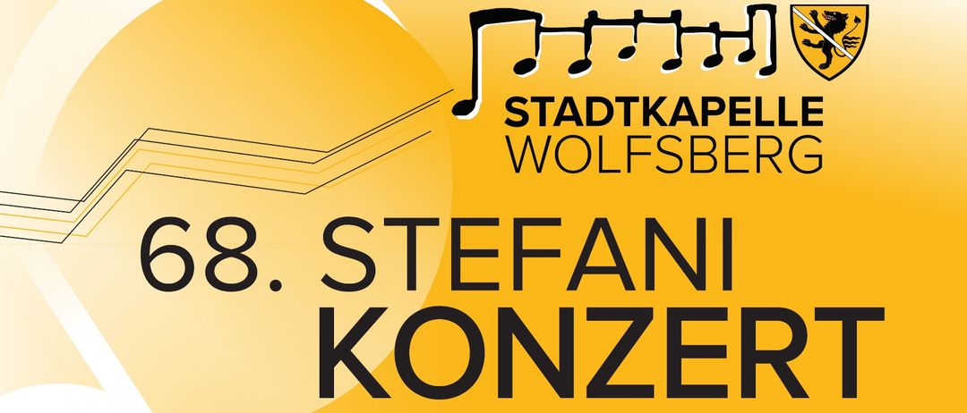 Plakat für das 68. Stefani-Konzert in KUSS Wolfsberg am 26. Dezember 2025. Matinee um 10:00 Uhr, Abendkonzert um 19:00 Uhr. Tickets: 12 €, Erwachsene 15 €. Freier Eintritt für Kinder bis 12 Jahre.