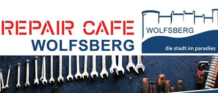An advertisement for Repair Cafe Wolfsberg with tools and a smiling face. The event is on Saturday, January 17th from 9:00 to 12:00 at the Youth Center Kirchbichstrasse 2a, 9400.