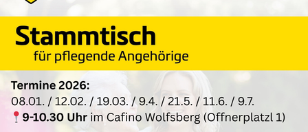 Der Stammtisch für pflegende Angehörige bietet Raum zum Austausch über Pflegeprobleme, zum Teilen von Erfahrungen und zum Erhalt von Fachinformationen. Es gibt Vorträge und Diskussionen zu Themen wie Förderungen und Unterstützungsangeboten. Miteinander reden: Im Austausch mit anderen können belastende Gedanken geteilt und Erleichterung gefunden werden. Gemeinsames Gespräch stärkt und hilft in schwierigen Situationen. Ausflug: Sie organisieren Ausflüge für pflegende Angehörige. Dabei stehen Erholung, Kulinarik und Kultur im Vordergrund - eine willkommene Pause vom Pflegealltag.