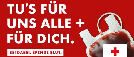 Rotes Kreuz Blutspendeaktion am Dienstag, 30. Juni 2026 von 14:00 bis 19:00 Uhr in der Rotkreuzstelle Wolfsberg. Bitte kommen Sie 30 Minuten vor Ende der Blutspendeaktion.