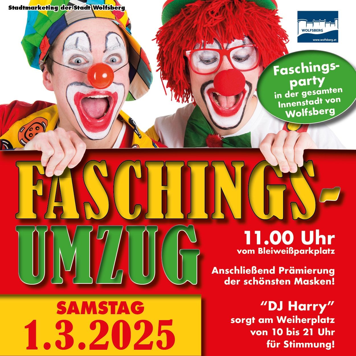 Bild enthält, Face, Person, Advertisement, Adult, Male, Man, Performer, Poster, Clown, Glasses