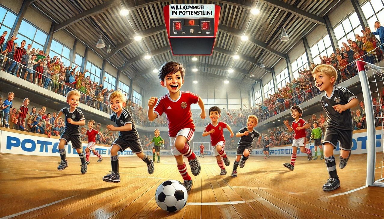 Bild enthält, Soccer Ball, Sport, Boy, Child, Male, Person, Basketball Game, Shoe, Face, People