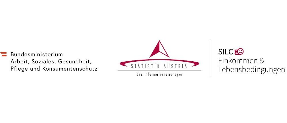 Das Bild zeigt das Logo von Statistik Austria, dem nationalen statistischen Amt Österreichs. Es enthält das rote Dreieckslogo mit den Worten 'Statistik Austria'. Darunter steht der Text 'Der Informationsmanager'.