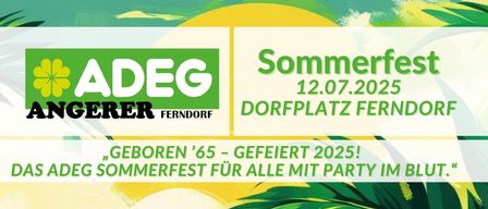 Ein Sommerfest für alle mit Party. Geboren '65 - gefeiert 2025!