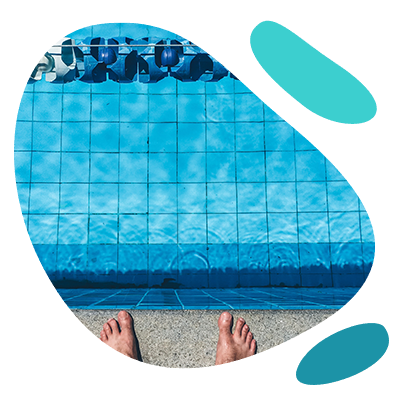 Bild enthält, Pool, Water, Swimming Pool, Baby, Person, Barefoot