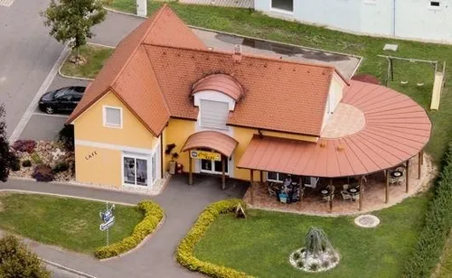 Outdoors, Architecture, Building, Housing, Driveway, House, Aerial View, Person