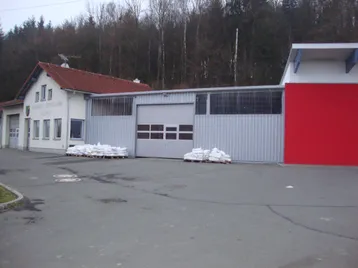 Garage, Indoors, Architecture, Building, Housing