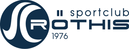Das Logo für Roth Sport, gegründet 1976, zeigt ein blaues Oval mit weißer Schrift auf schwarzem Hintergrund.