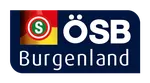 Das OSB Burgenland Logo zeigt einen rot-gelben Kreis mit einem weißen 'S', zusammen mit dem Text 'OSB Burgenland' in Weiß.
