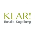 Das Logo für Klar Rosalia-Kogelberg zeigt den Schriftzug 'KLAR' in grünen Großbuchstaben mit einem Ausrufezeichen und 'Rosalia-Kogelberg' darunter in Grün.