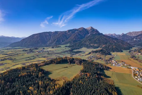 Bild zeigt ein Panorama von Trofaiach