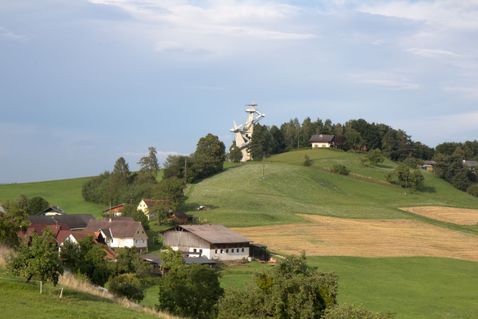 Field, Grassland, Nature, Outdoors, Architecture, Building, Countryside, Mound, Rural